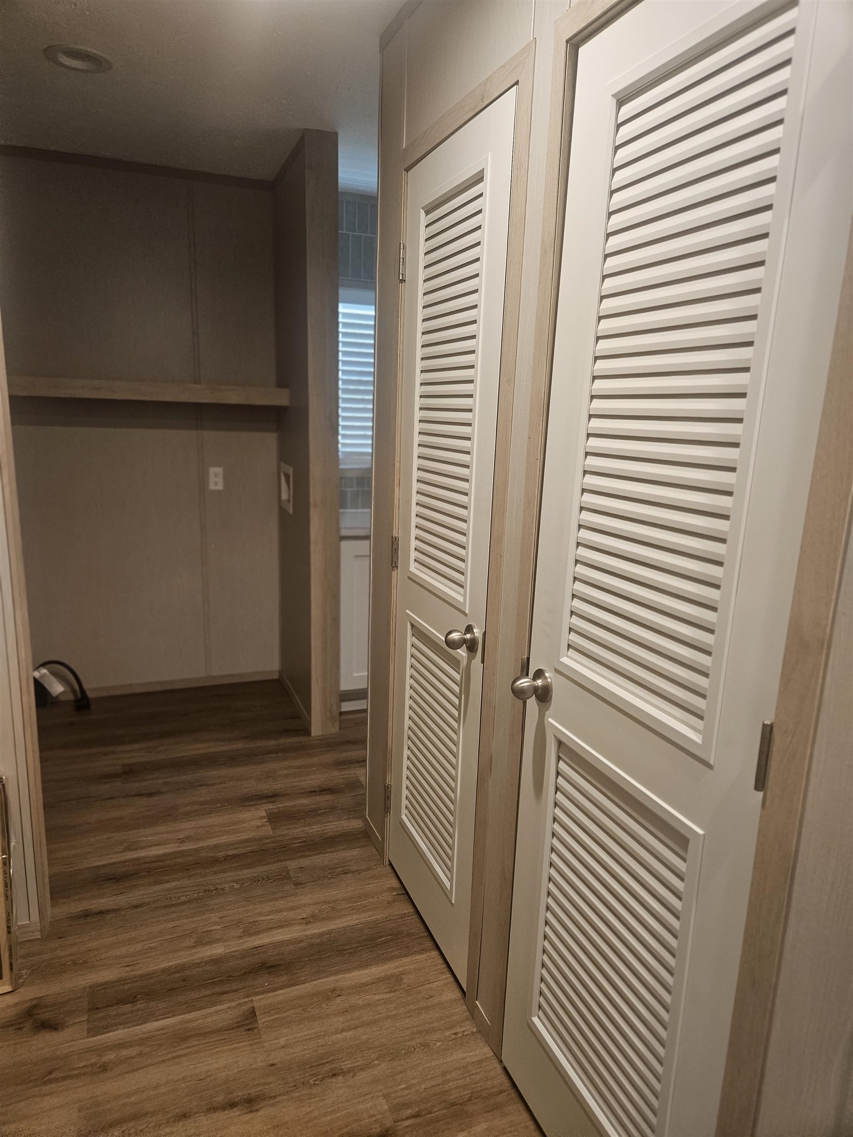 75 Pittman Road, Unit ROAD Somerville, TN 38068 - Photo 18 of 26 Two louvered closet doors with brushed nickel hardware