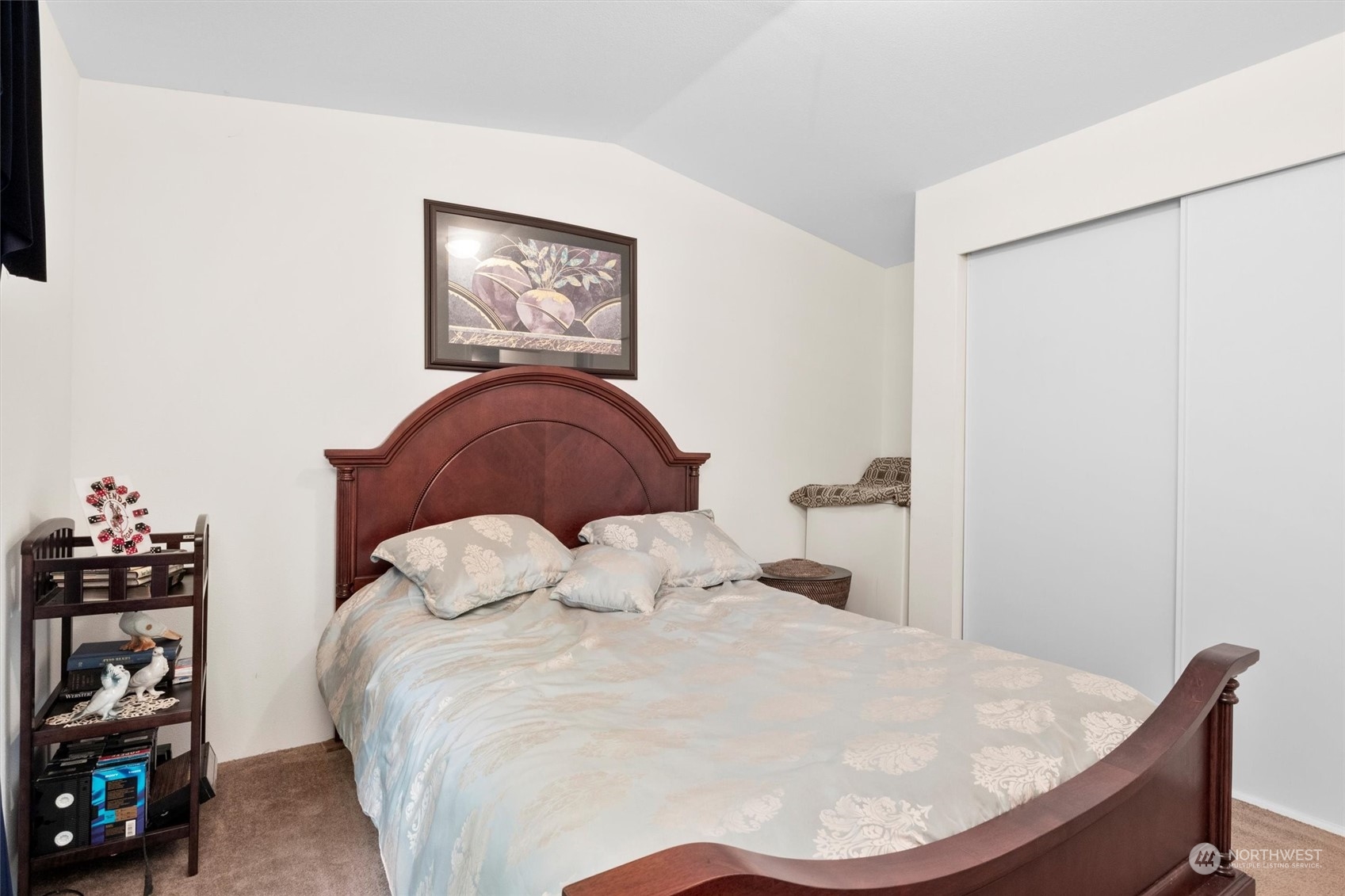 8351 Custer School Road Custer, WA 98240 - Photo 29 of 38 a bedroom with a bed and a closet