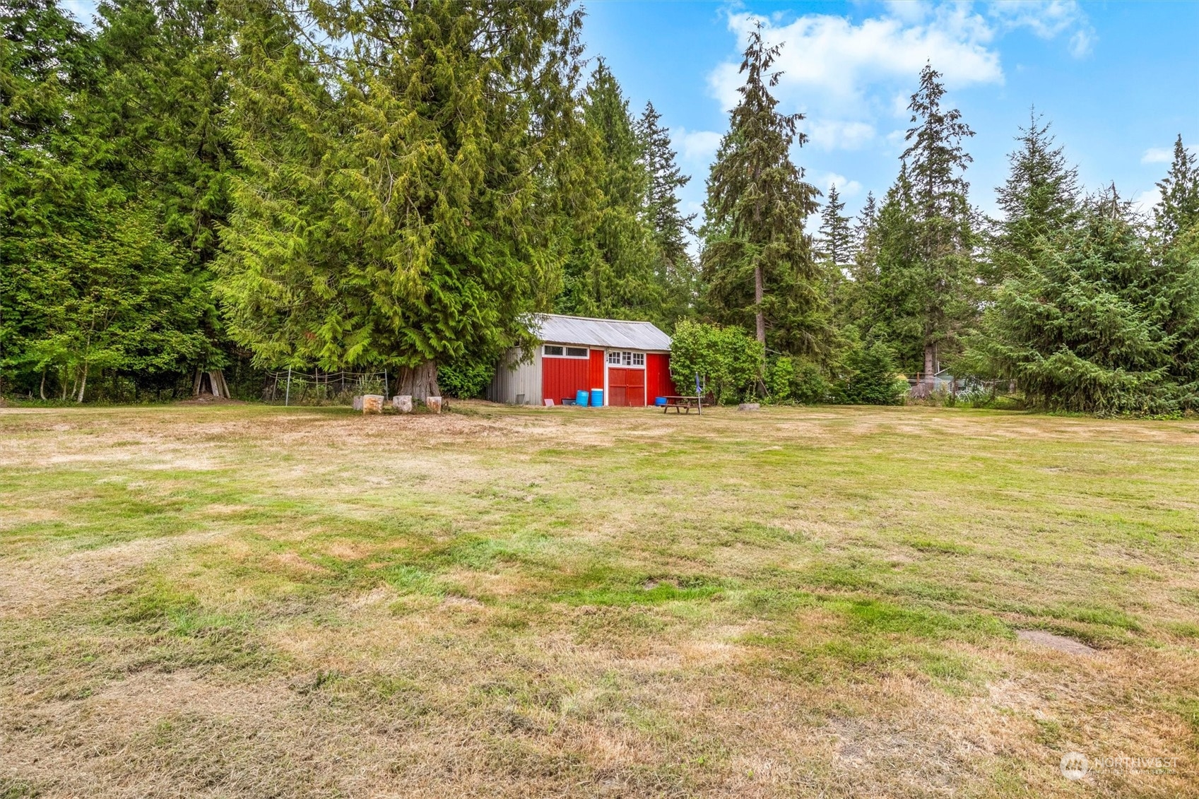 8351 Custer School Road Custer, WA 98240 - Photo 35 of 38 a view of swimming pool with an outdoor space and seating area