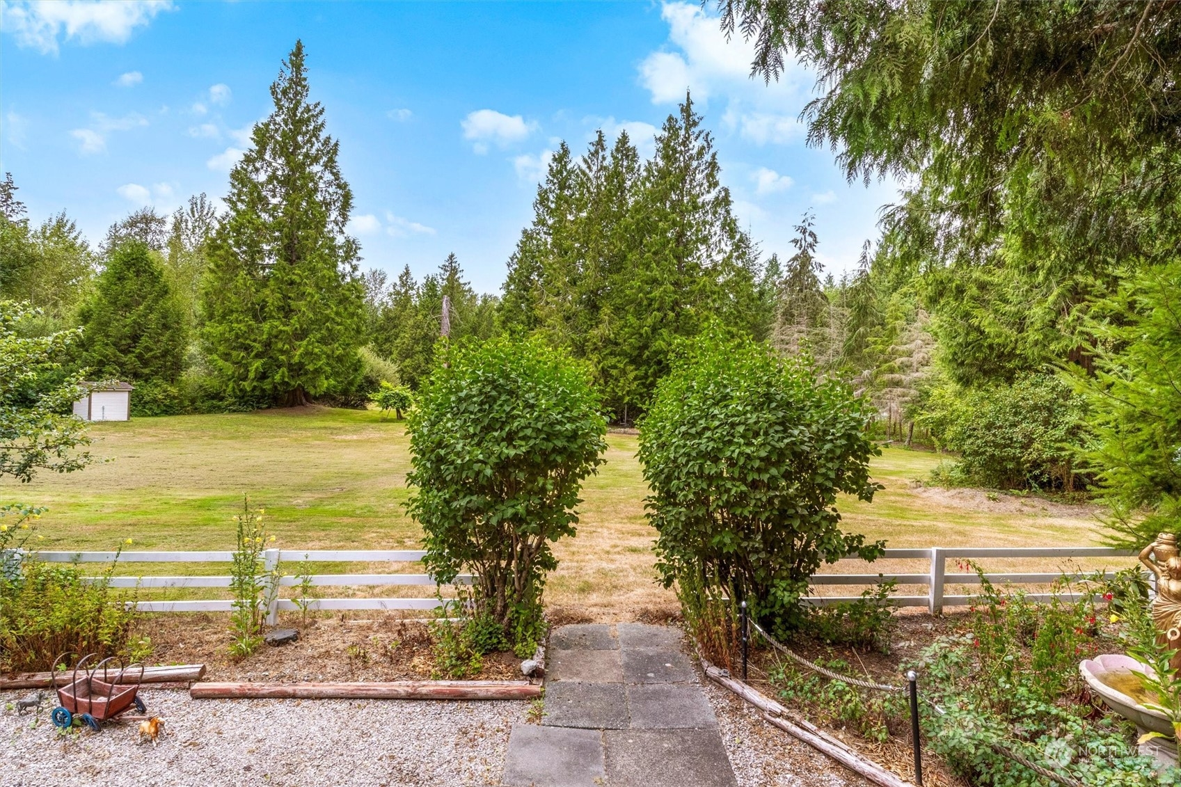 8351 Custer School Road Custer, WA 98240 - Photo 5 of 38 a view of a yard with an outdoor space