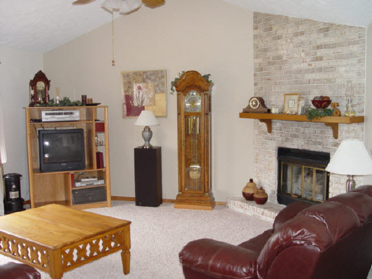 5863 Rural Edge Drive Roscoe, IL 61073 - Photo 6 of 11 a living room with furniture and a fireplace