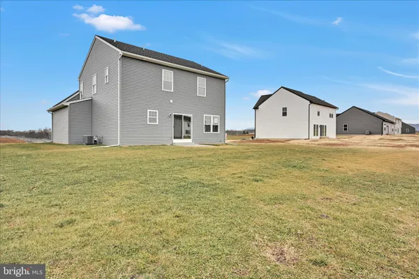 a big house with a yard