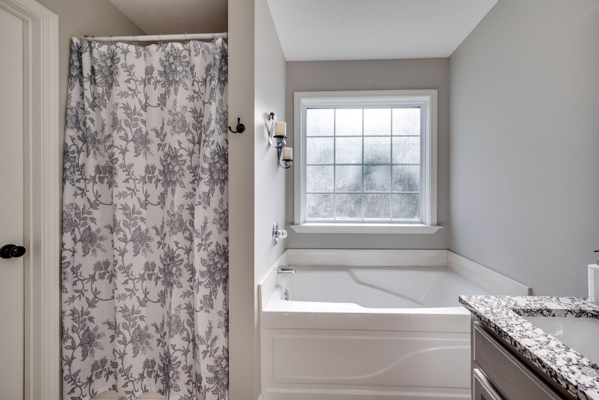 307 Red Bud Court Springfield, TN 37172 - Photo 21 of 33 a bathroom with a granite countertop sink a toilet and shower