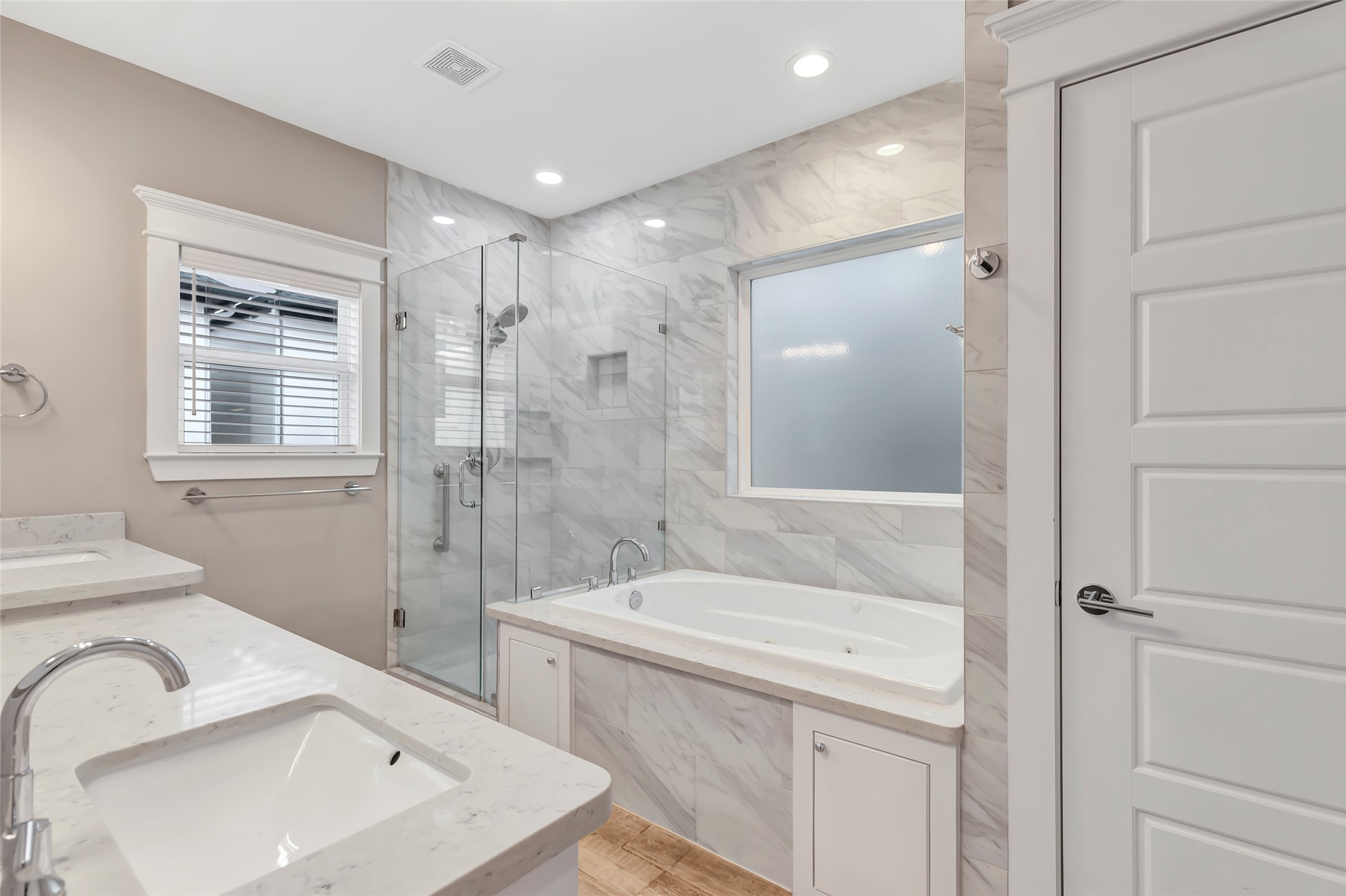 2810 Princeton Street Houston, TX 77009 - Photo 27 of 31 a bathroom with a sink toilet and shower