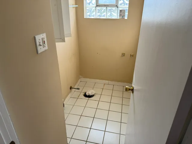 a view of kitchen with windows