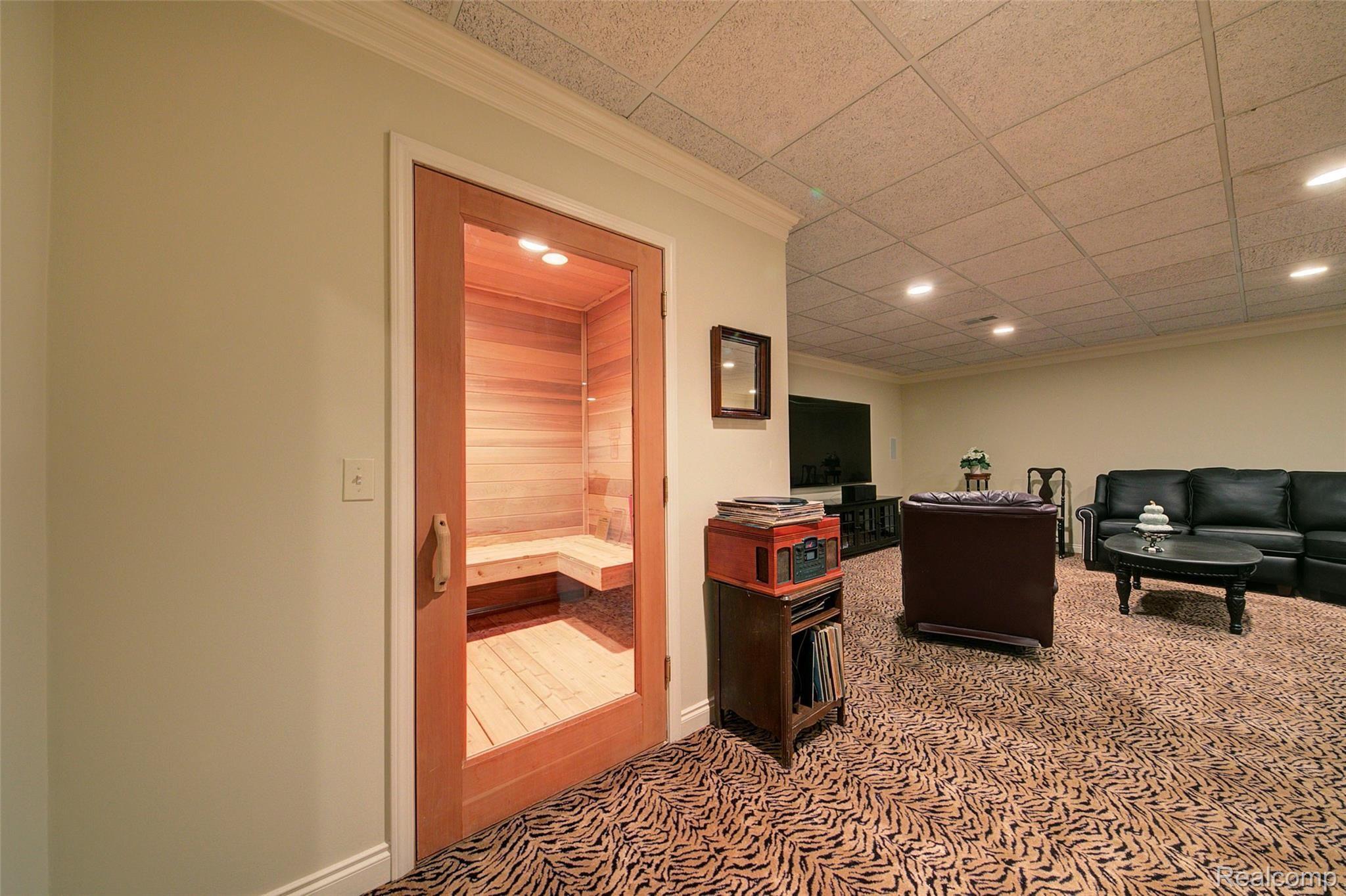819 Bishop Road Grosse Pointe, MI 48230 - Photo 36 of 50 Sauna Room in Lower Level