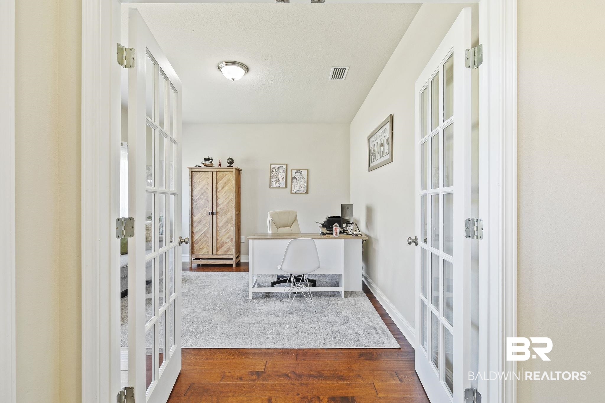 31500 Spoonbill Road Daphne, AL 36527 - Photo 33 of 85 Office with french doors and hardwood / wood-style flooring