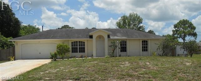 front view of house with a yard
