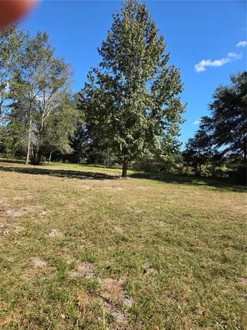 a view of yard with ocean view