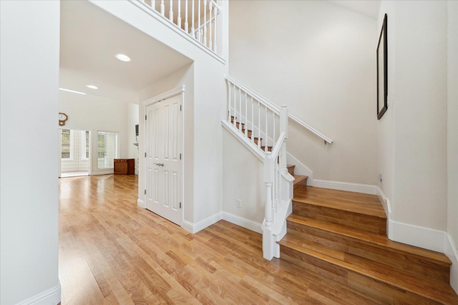 2995 Goose Ranch Road Lewiston, CA 96052 - Photo 21 of 87 a view of entryway and hall with wooden floor