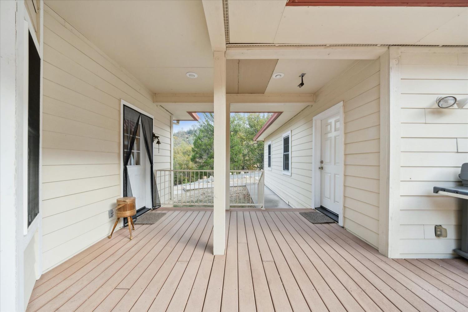 2995 Goose Ranch Road Lewiston, CA 96052 - Photo 33 of 87 a view of outdoor space with wooden floor and windows