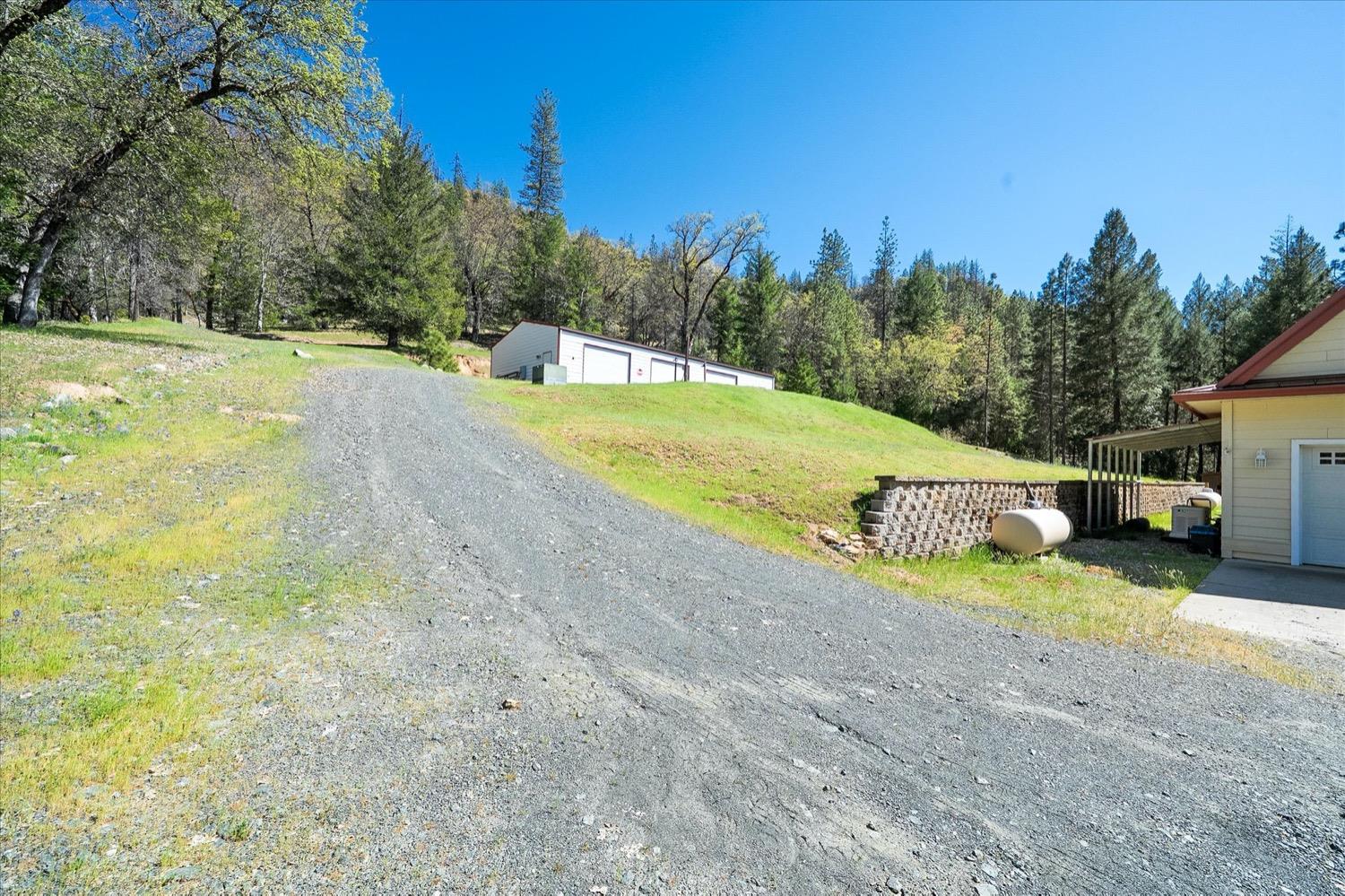 2995 Goose Ranch Road Lewiston, CA 96052 - Photo 58 of 87 a view of a house with a yard and sitting area