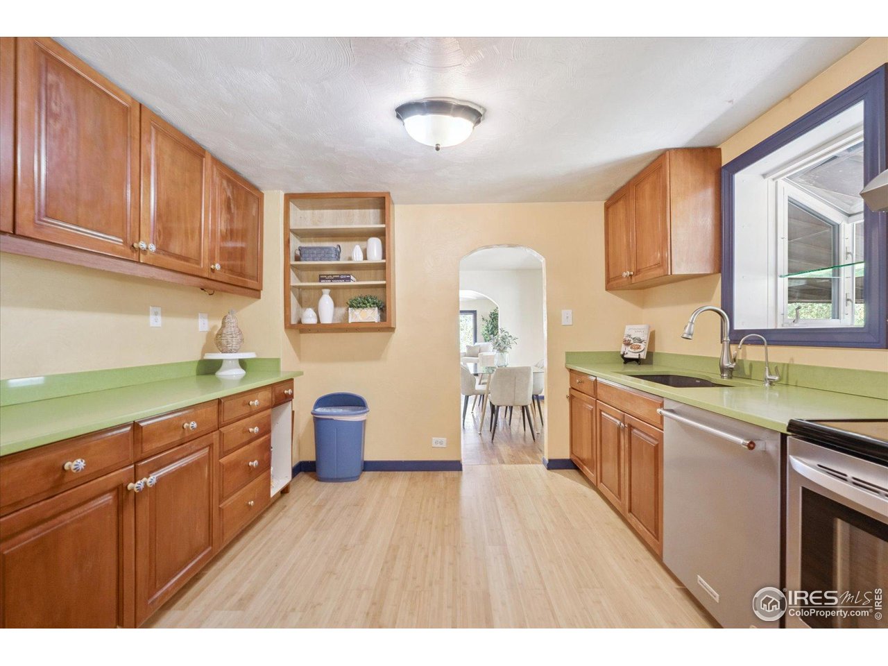 1351 Marshall Road Boulder, CO 80305 - Photo 15 of 46 a kitchen with a sink stove and cabinets