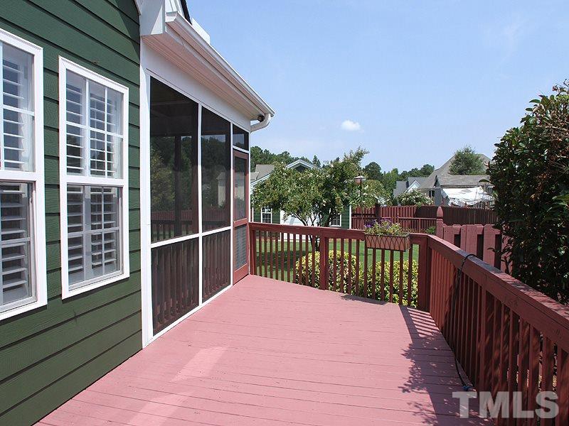 1036 Newburgh Circle Raleigh, NC 27603 - Photo 22 of 25 a view of a balcony with wooden floor
