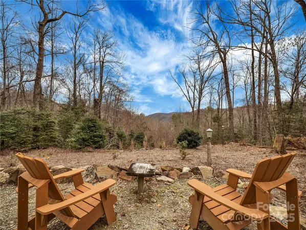 a view of a patio with a yard