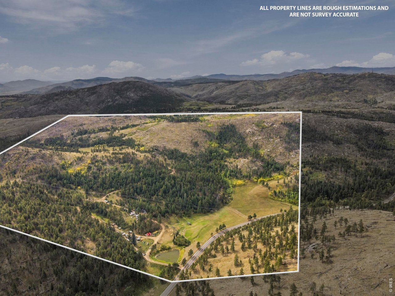 14133 Rist Canyon Road Bellvue, CO 80512 - Photo 14 of 44 A picture of the lower valley. The land actually spans both sides of the county road.