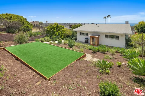 a aerial view of a house