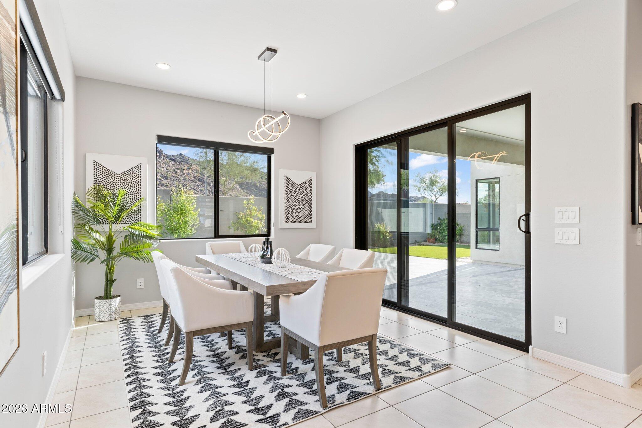 719 East Summerside Road Phoenix, AZ 85042 - Photo 11 of 39 Dining with Mountain Views