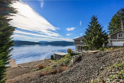 a backyard of a house