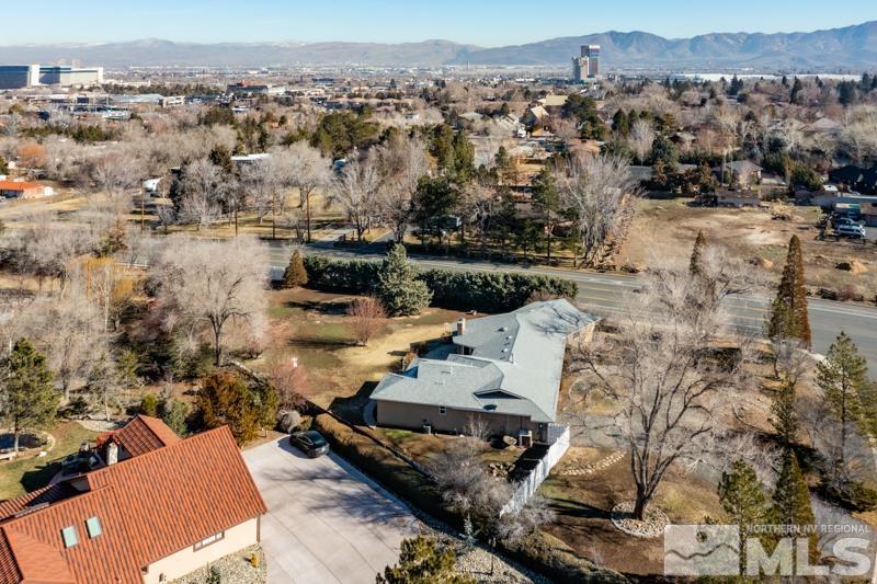 1860 Wendy Way Reno, NV 89509 - Photo 35 of 36 an aerial view of a house with a lake view