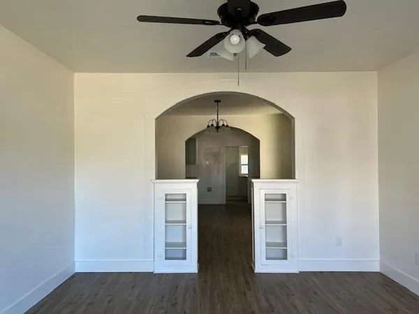 wooden floor in an empty room