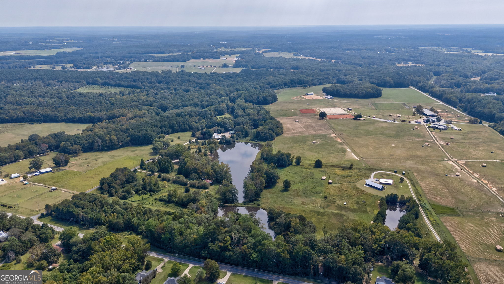 1364 Old Bishop Road Bishop, GA 30621 - Photo 59 of 62 an aerial view of a house with a yard