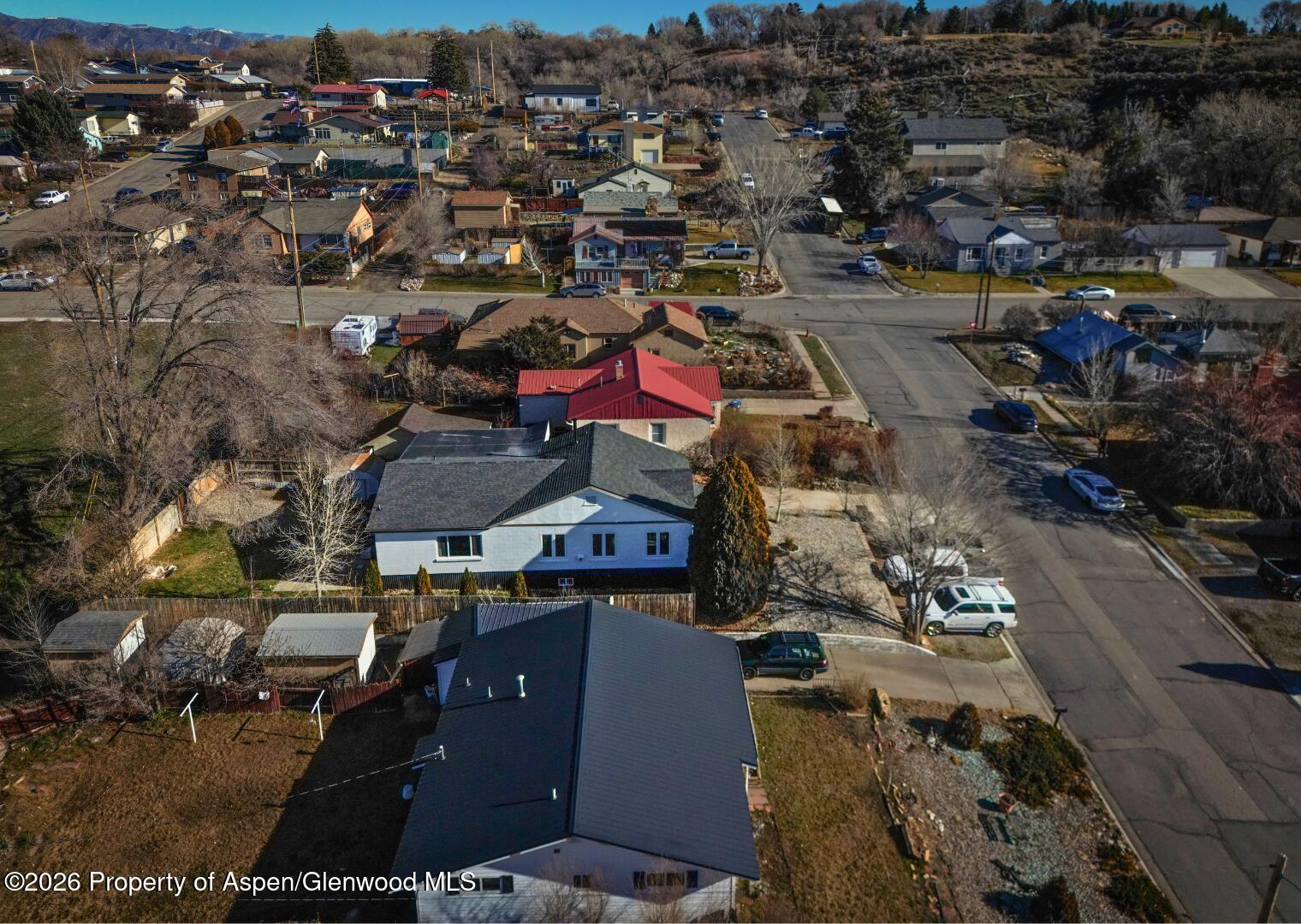 326 East 10th Street Rifle, CO 81650 - Photo 37 of 39 an aerial view of residential houses with outdoor space