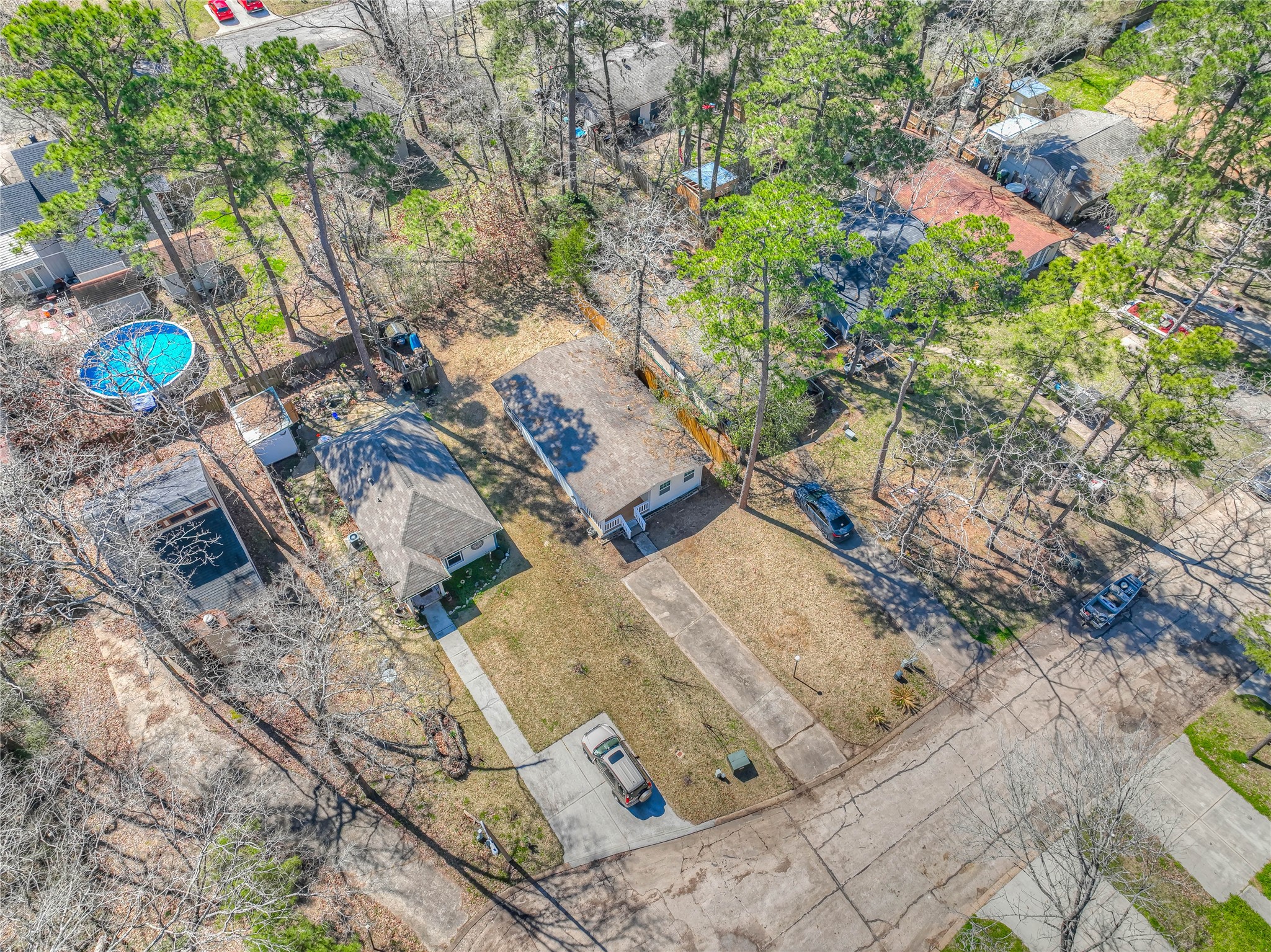 28609 Netawake Court Point Blank, TX 77364 - Photo 16 of 32 a view of outdoor space with lounge chair