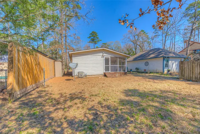 a view of backyard space