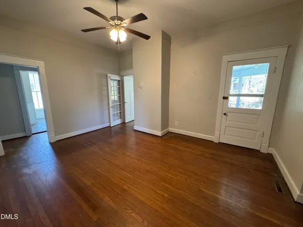 a view of a car garage door