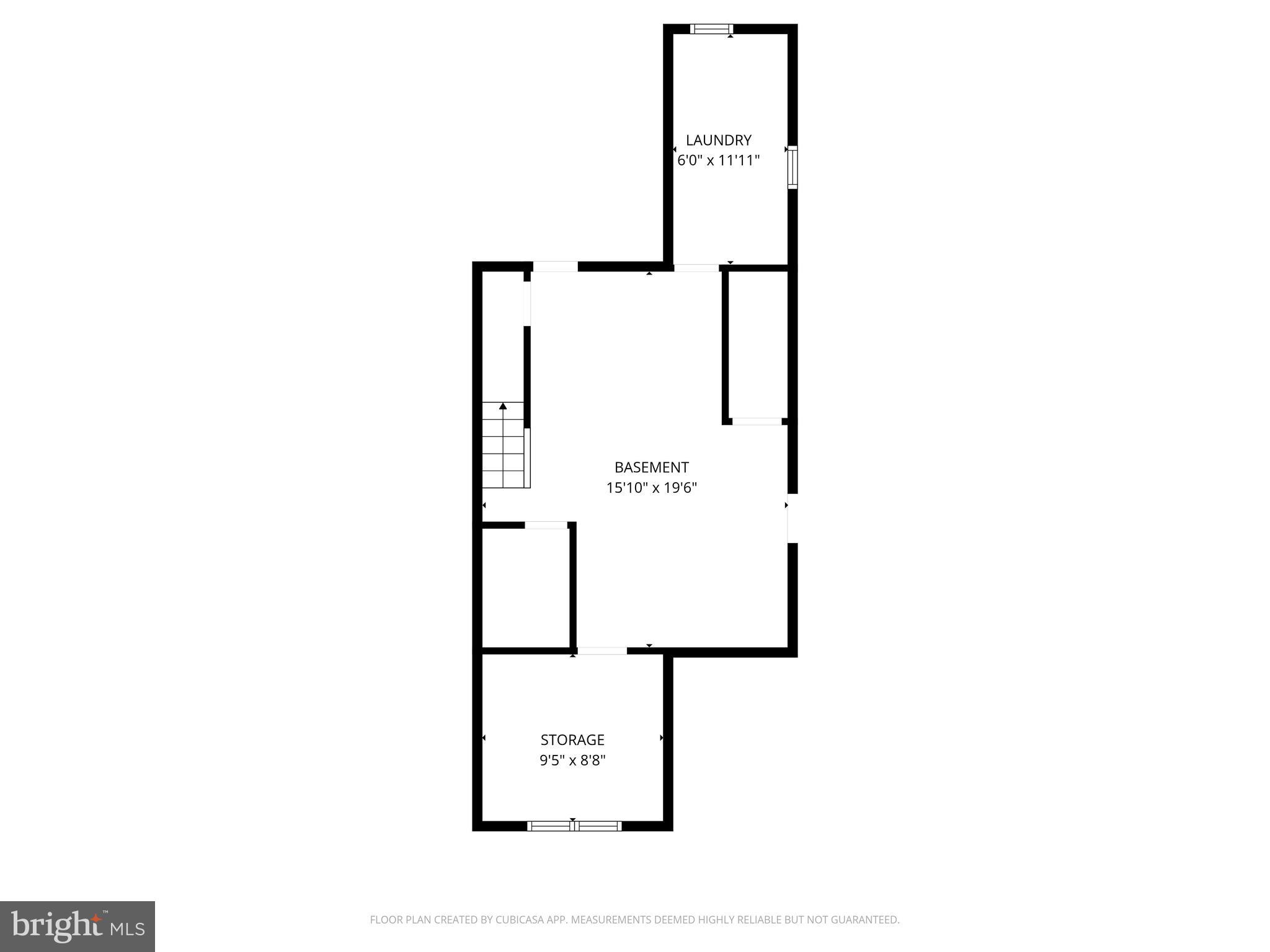 3628 Elkader Road Baltimore, MD 21218 - Photo 27 of 30 Basement floor plan