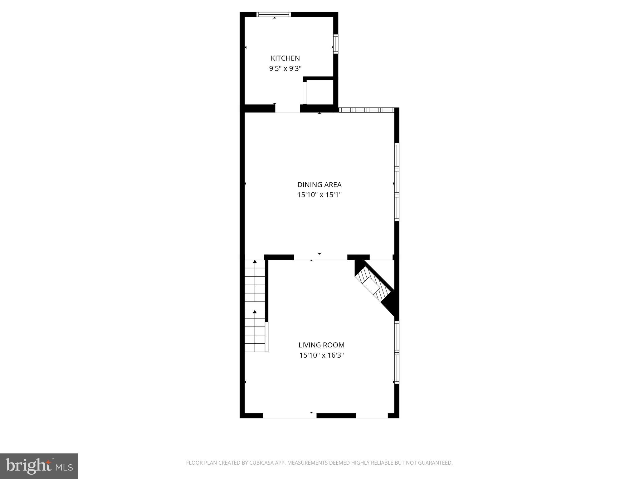 3628 Elkader Road Baltimore, MD 21218 - Photo 28 of 30 Main level floor plan