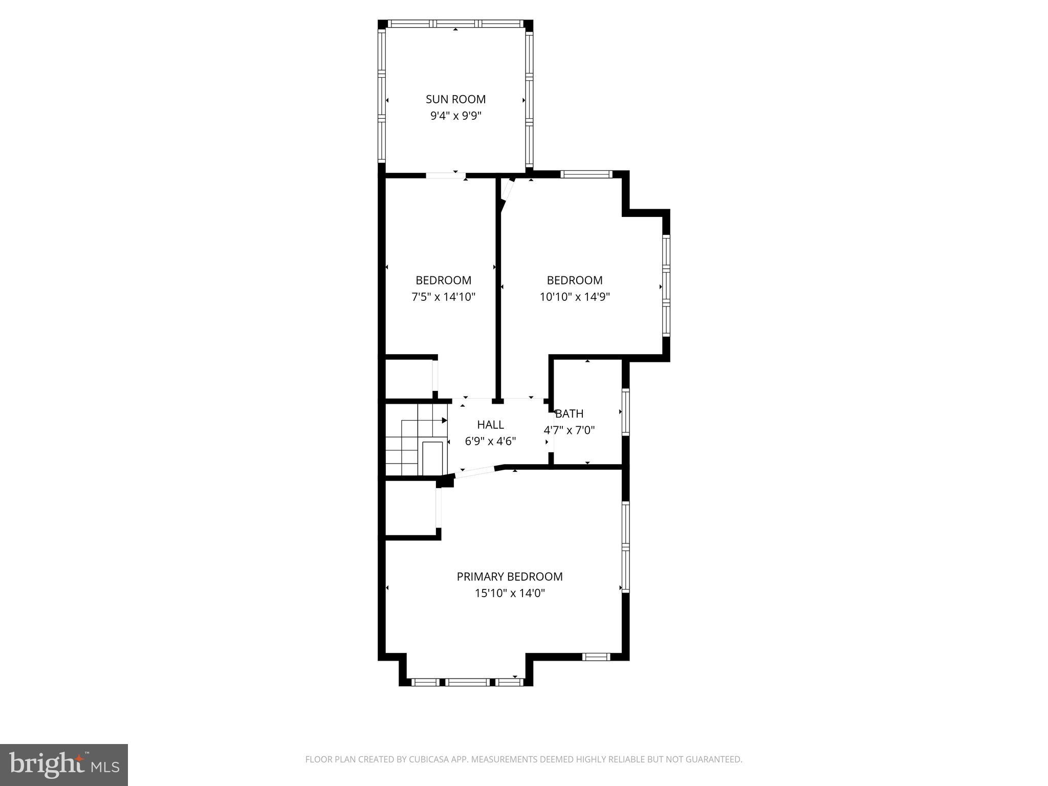 3628 Elkader Road Baltimore, MD 21218 - Photo 29 of 30 Second level floor plan