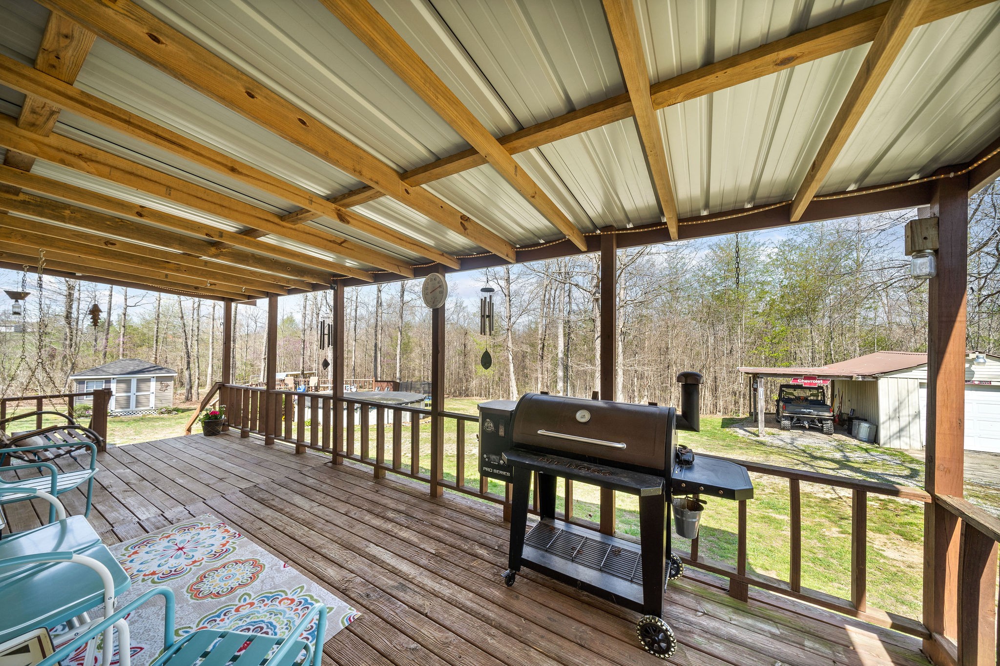 2868 Waverly Road Tennessee Ridge, TN 37178 - Photo 27 of 33 a view of a patio with wooden floor