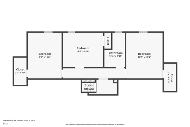 $3,400 | 4737 Belmont Road, Downers Grove, IL 60515