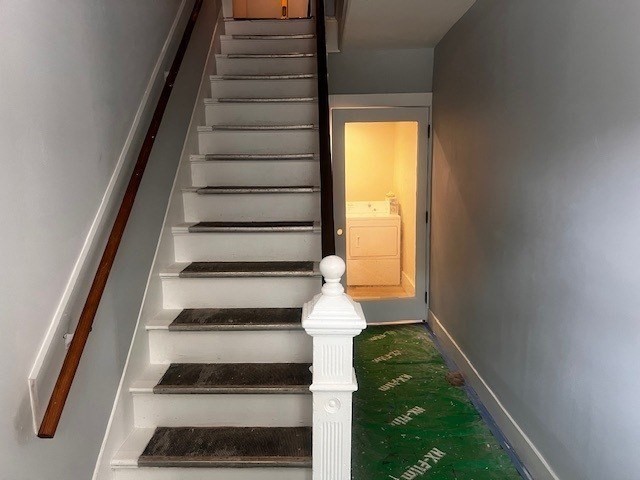 1 Madison Street, Unit B Amesbury, MA 01913 - Photo 16 of 17 a view of entryway and hall with wooden floor
