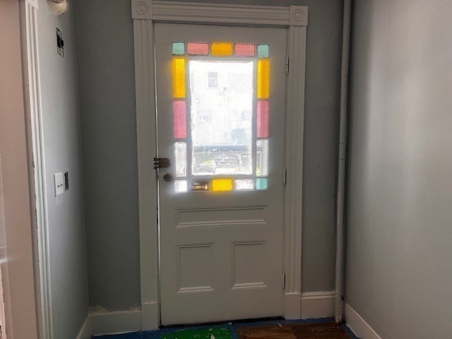 1 Madison Street, Unit B Amesbury, MA 01913 - Photo 17 of 17 a bathroom with a sink and a mirror
