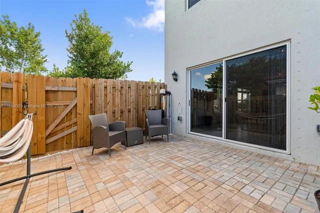 a balcony view with a outdoor space