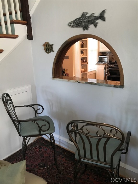 131 Routten Road Hampton, VA 23664 - Photo 12 of 34 Passthrough from kitchen so you can gaze at the wa