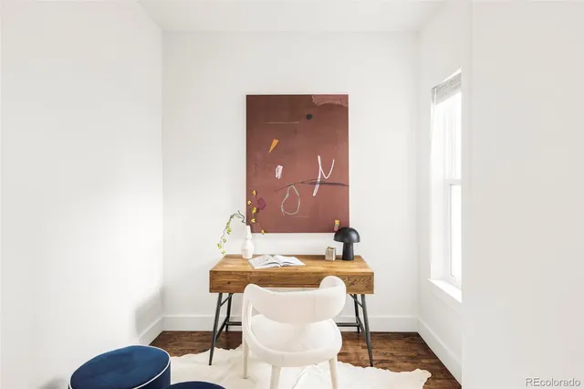 a room with table and chair