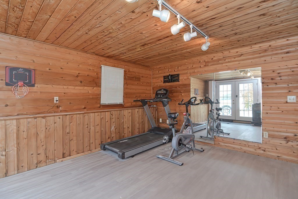 39 Dolan Road Millbury, MA 01527 - Photo 25 of 27 a view of a room with gym equipment