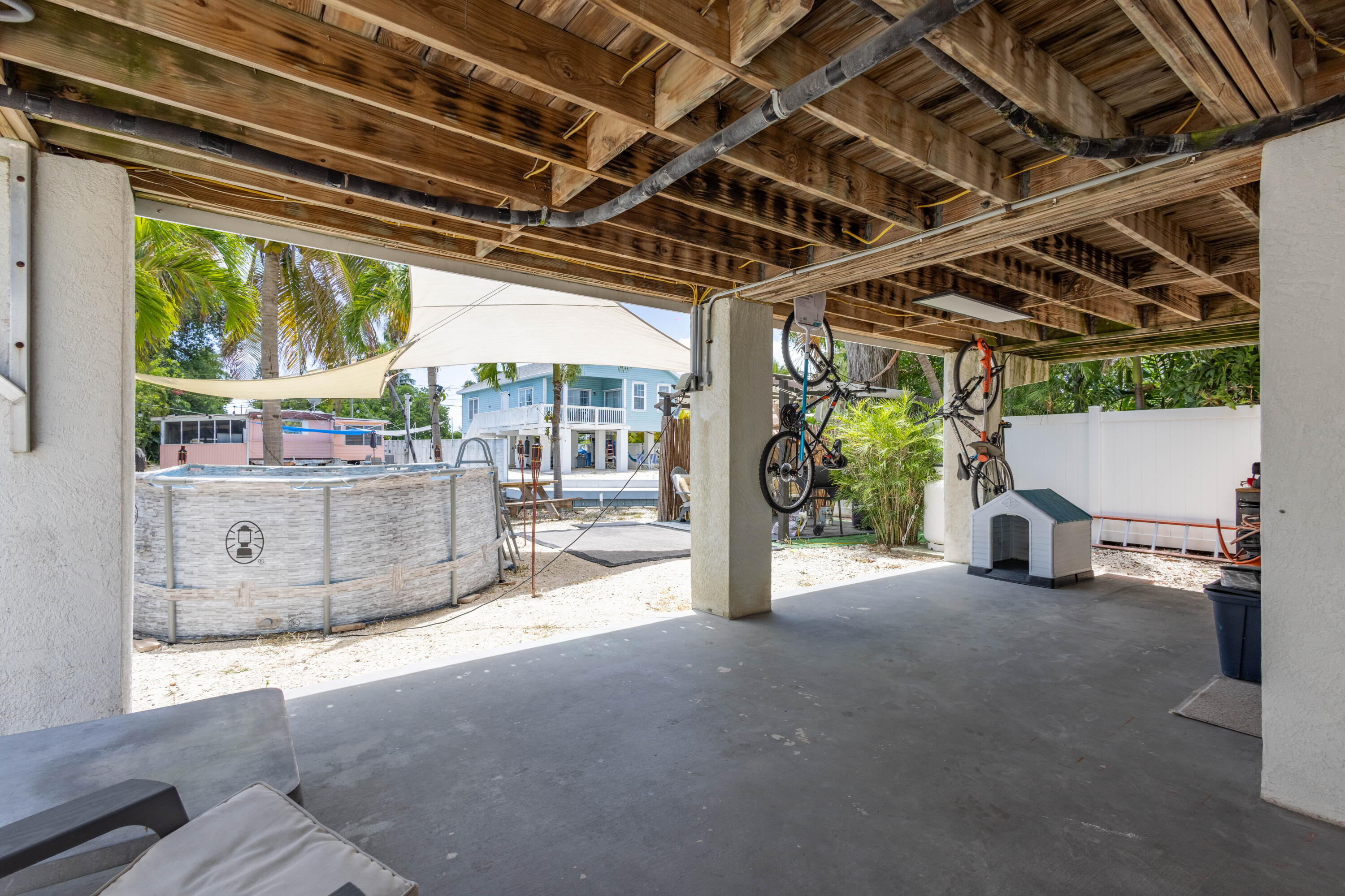 255 Mars Lane Key West, FL 33040 - Photo 40 of 43 a view of a room with wooden walls