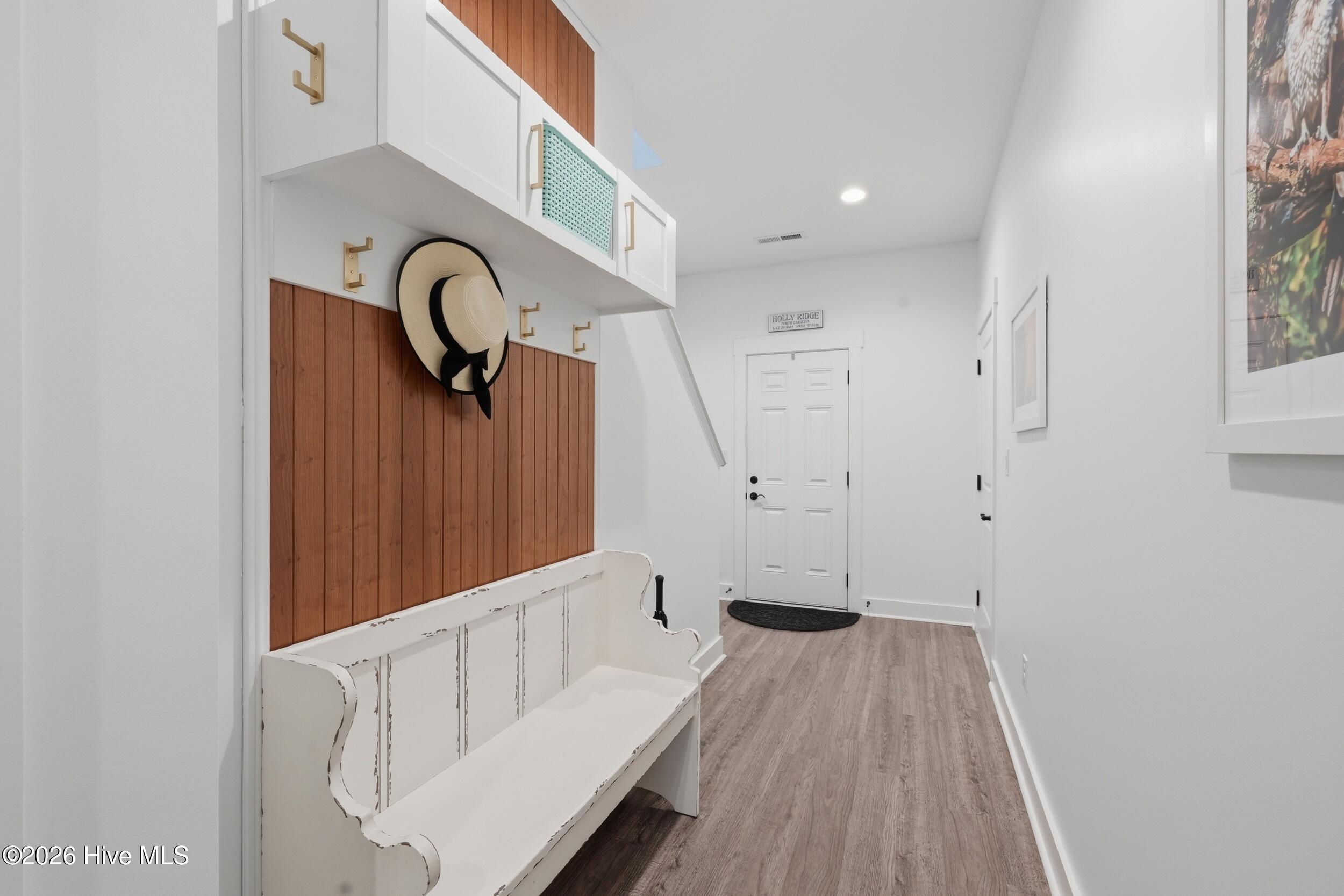 131 Everett Park Trail Holly Ridge, NC 28445 - Photo 58 of 120 Downstairs Drop-Zone Hall Tree