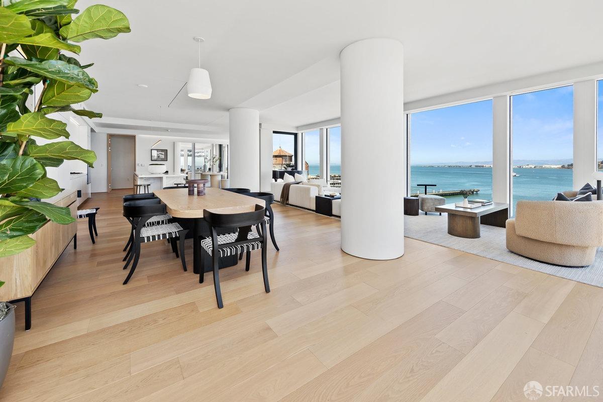 1 Steuart Lane, Unit 1001 San Francisco, CA 94105 - Photo 18 of 60 a view of a dining room with furniture