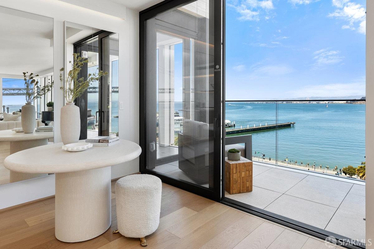 1 Steuart Lane, Unit 1001 San Francisco, CA 94105 - Photo 23 of 60 a kitchen with a sink and a refrigerator
