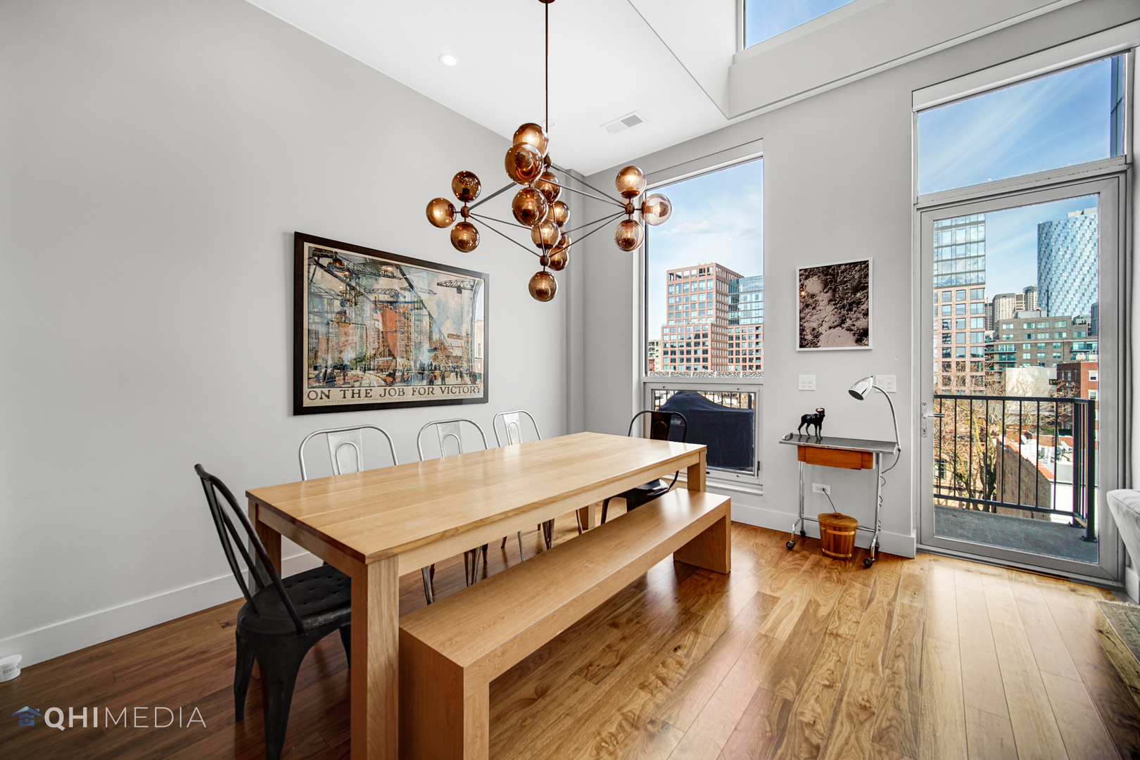 16 North Carpenter Street, Unit PHN Chicago, IL 60607 - Photo 6 of 25 a very nice looking living room with a large window