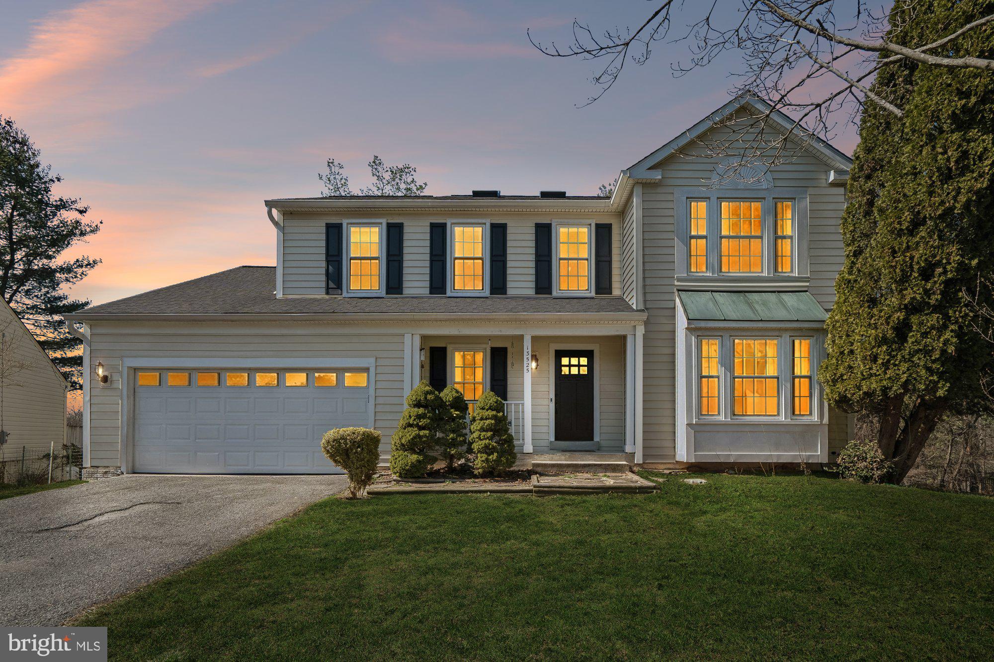 13525 Winding Trail Court Silver Spring, MD 20906 - Photo 36 of 40 Front Elevation -- Twilight