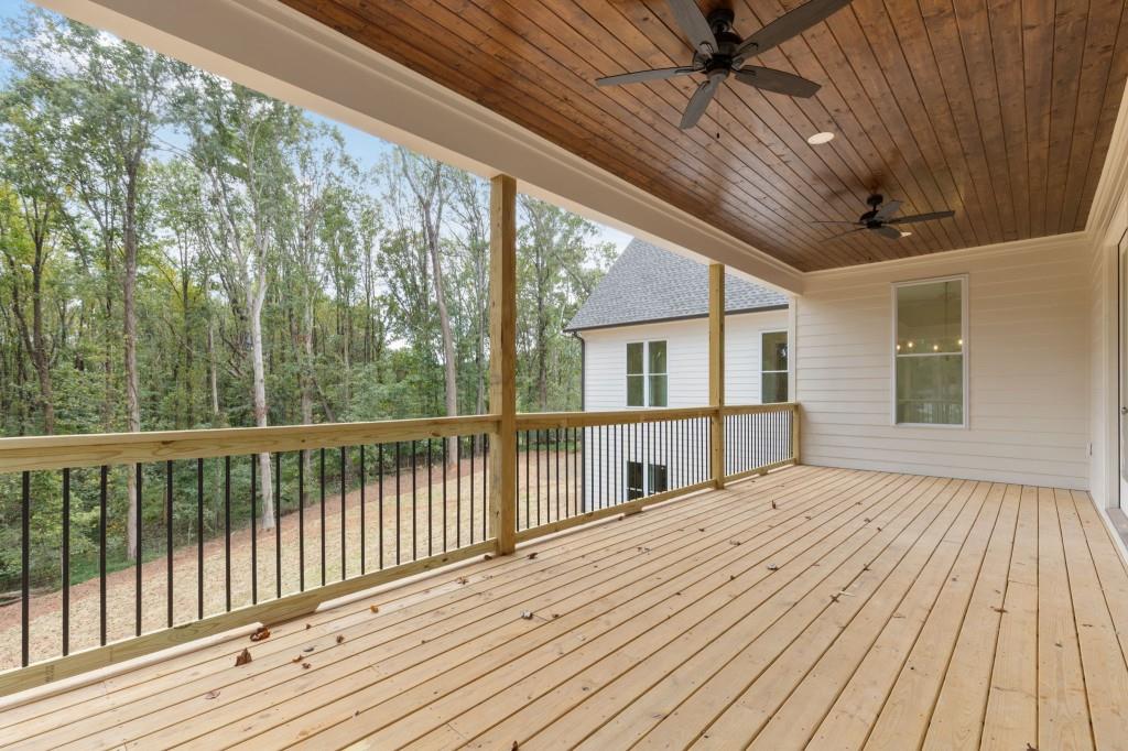 2001 Epperson Road Canton, GA 30115 - Photo 47 of 76 a view of backyard with a deck and wooden floor