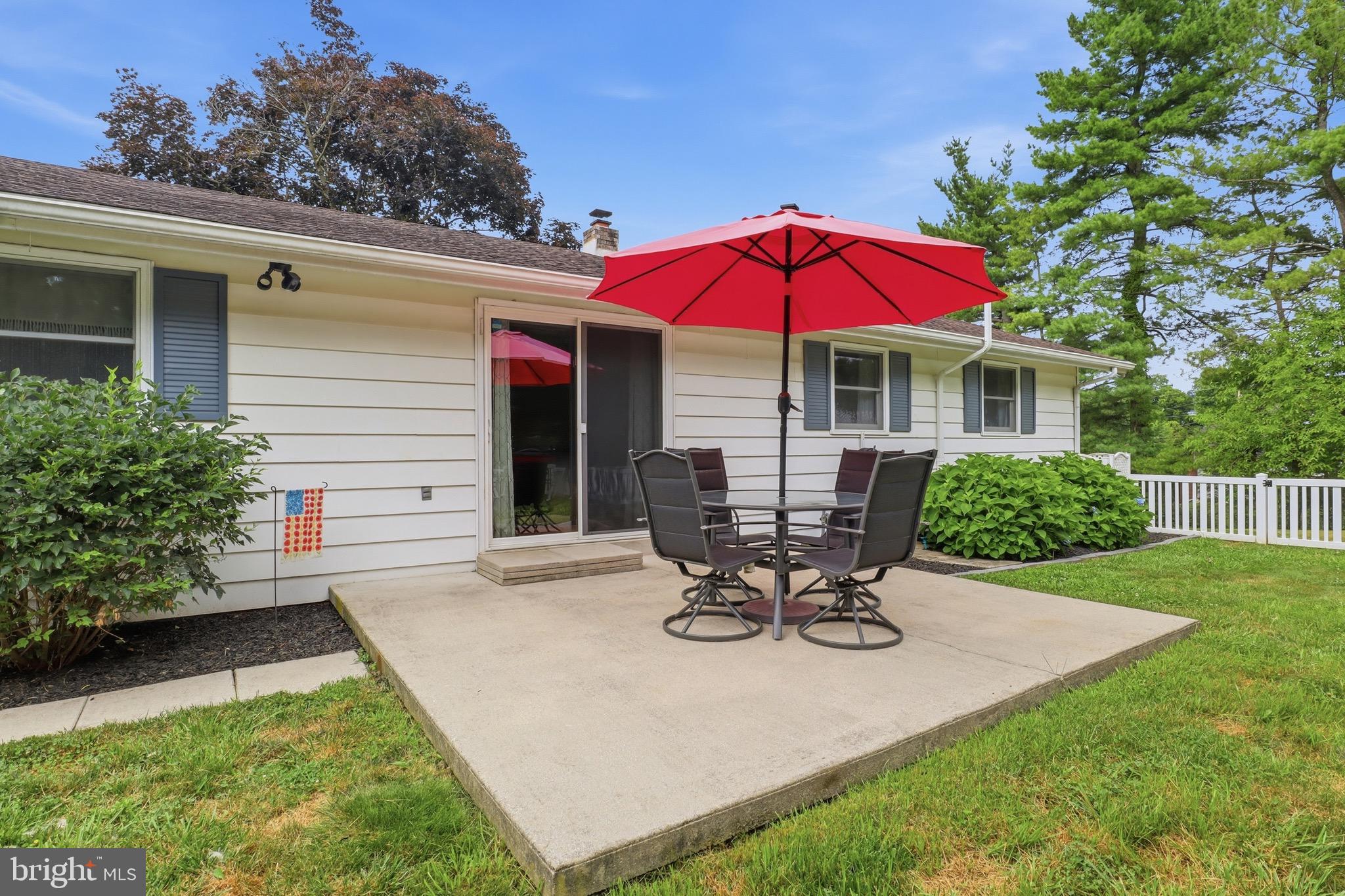 137 Ridgefield Drive York, PA 17403 - Photo 33 of 41 Lovely concrete patio off Dining Room