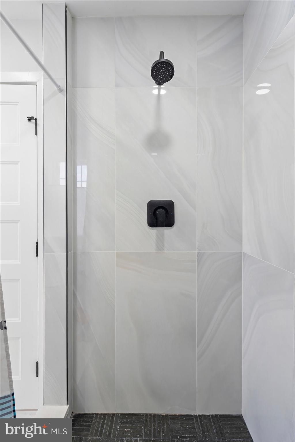 11030 Bird River Grove Road White Marsh, MD 21162 - Photo 38 of 60 Spacious walk in shower- with built in seat